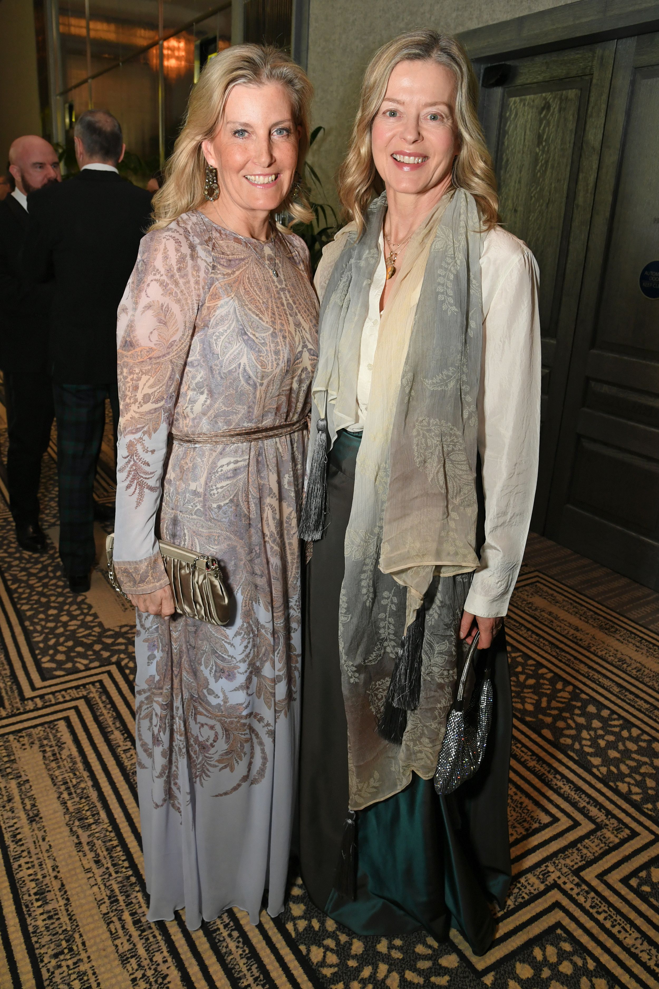 Con la duquesa de Edimburgo en una gala benéfica a favor del Instituto Jane Goodall