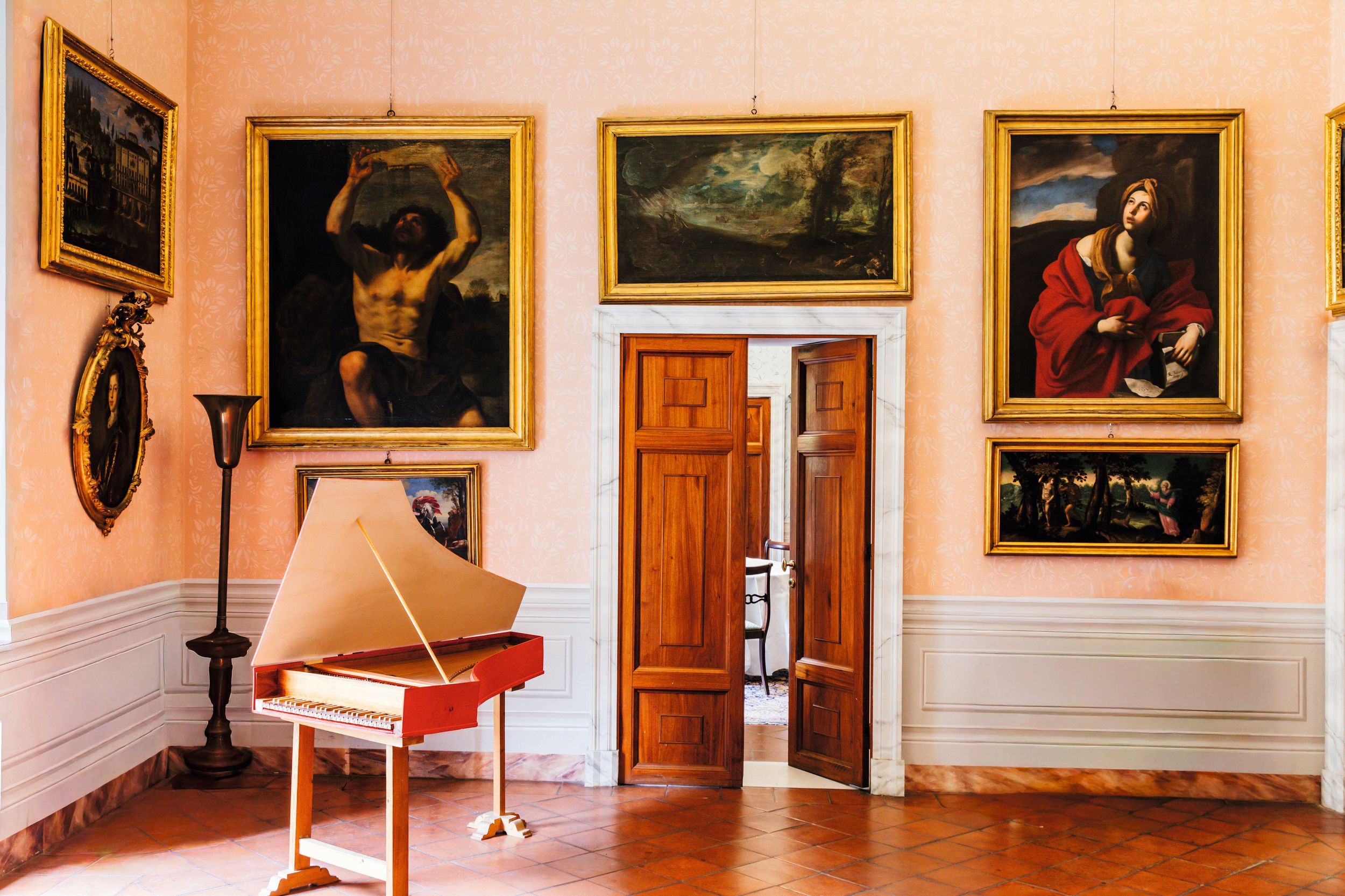 Majestuosa residencia de la princesa Gesine Doria Pamphiljun