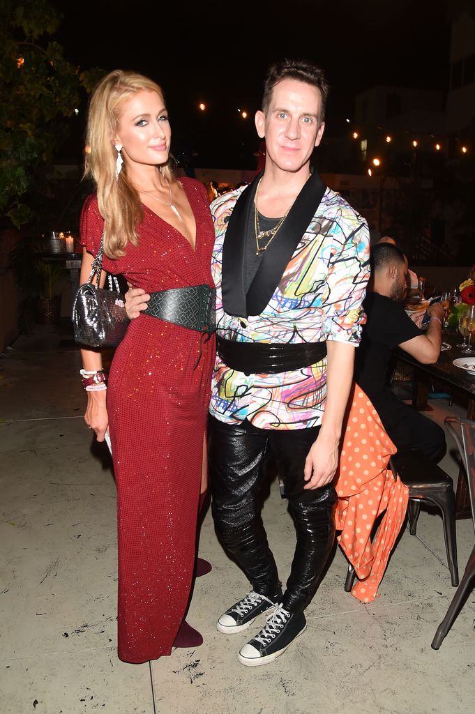 Paris Hilton y Jeremy Scott en Miami