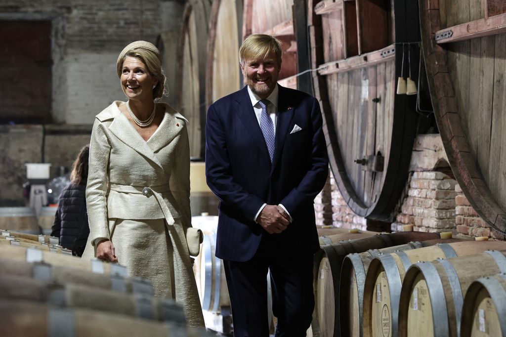 Los reyes Máxima y Willem-Alexander en su visita a Francia 