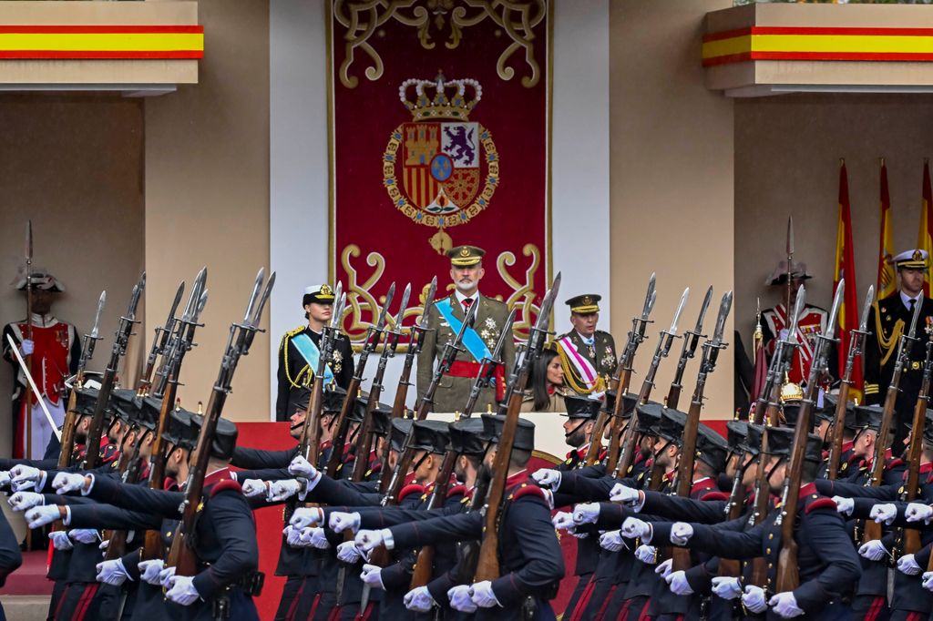 Rey Felipe VI y Princesa Leonor  Día Hispanidad 2024