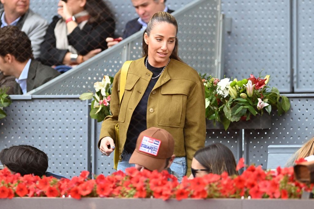 María Partida, más conocida como 'Meriloves' en el Mutua Madrid Open