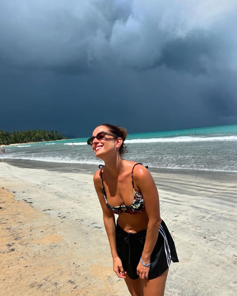 Silvia Alonso, novia de David Broncano, de rodaje en República Dominicana