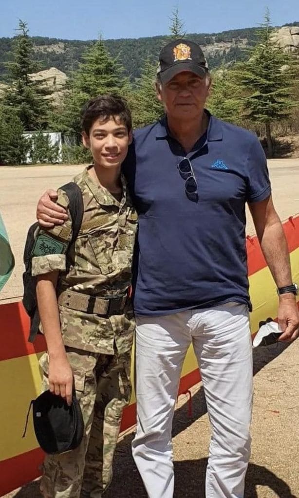 Bertín Osborne y su hijo Carlos