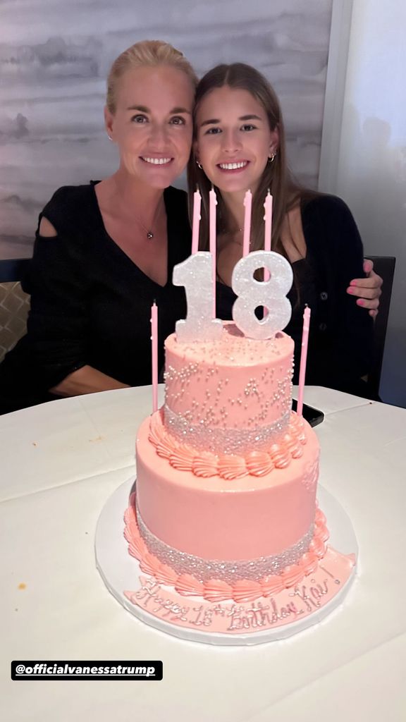 Kai con su madre, Vanessa Trump.