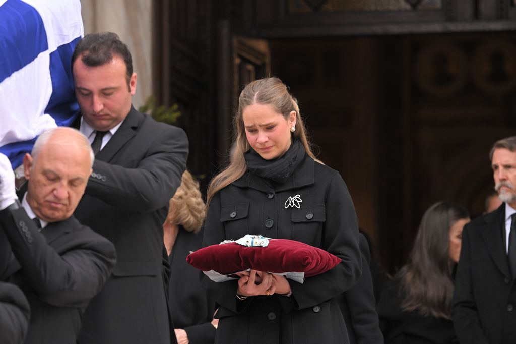 Irene Urdangarin llora tras el funeral de su querida tía abuela, Irene de Grecia 