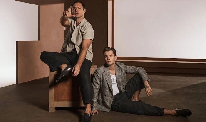 Jude Law y su hijo Rafferty