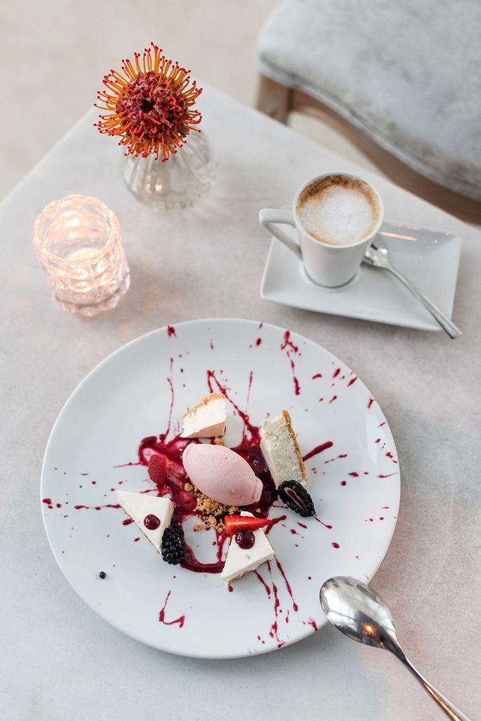 Cheesecake del restaurante Alabastro