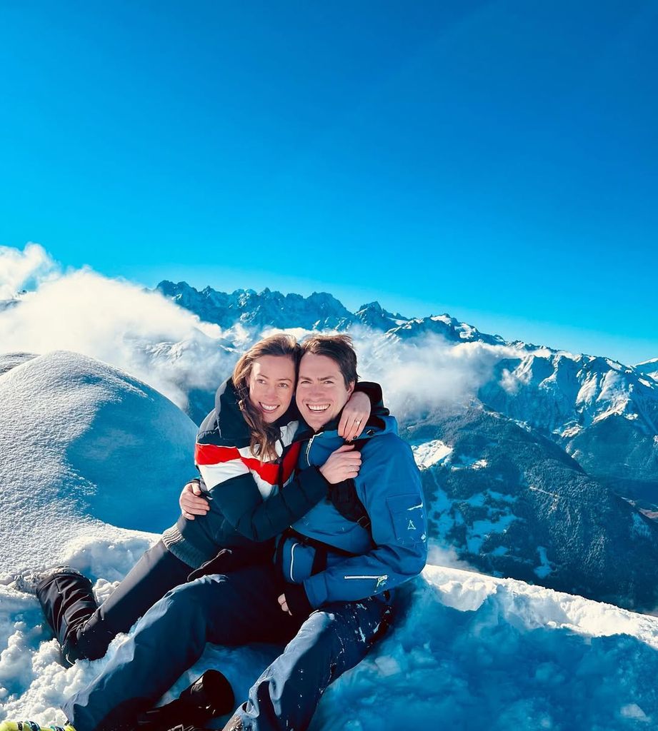 Tatiana Mountbatten junto a su marido