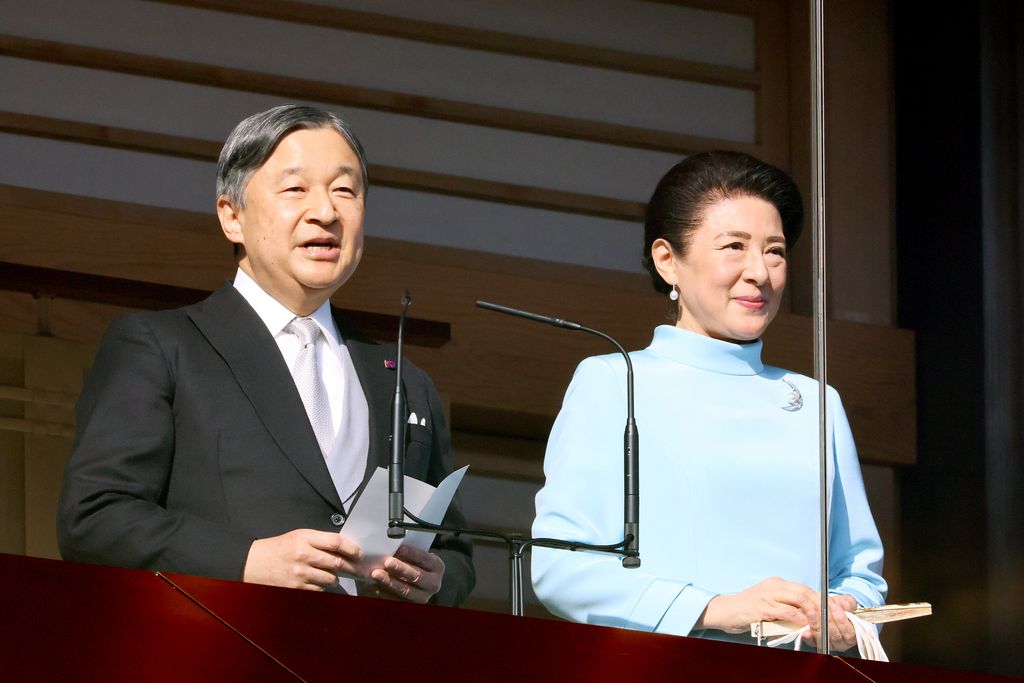 Los emperadores Naruhito y Masako