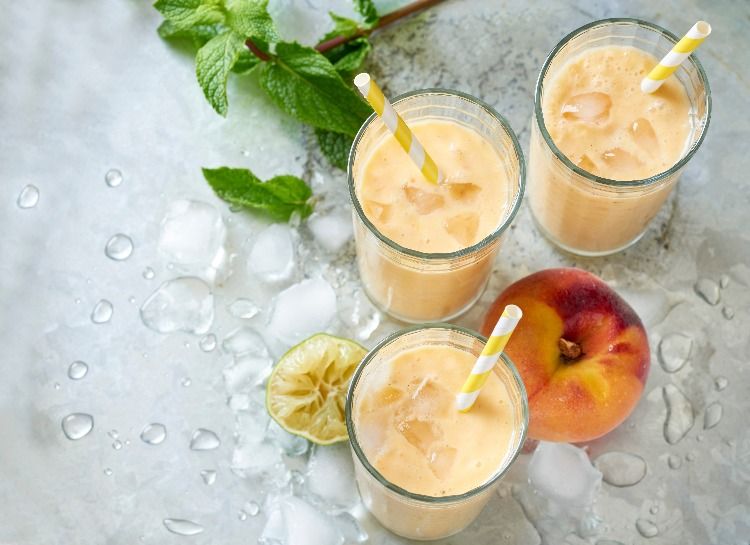 smoothie-melocoton-lima