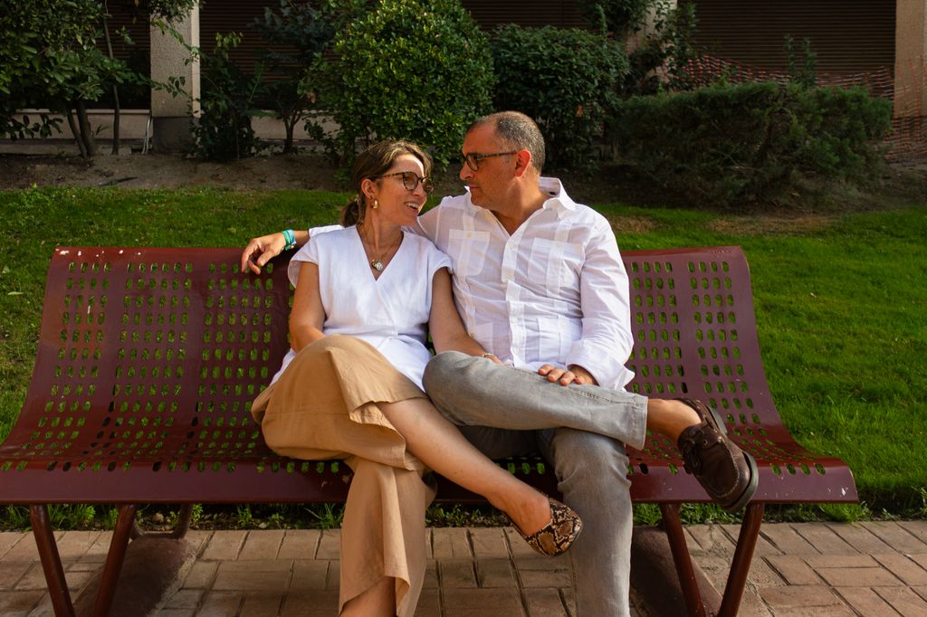 Lola y su marido Pablo