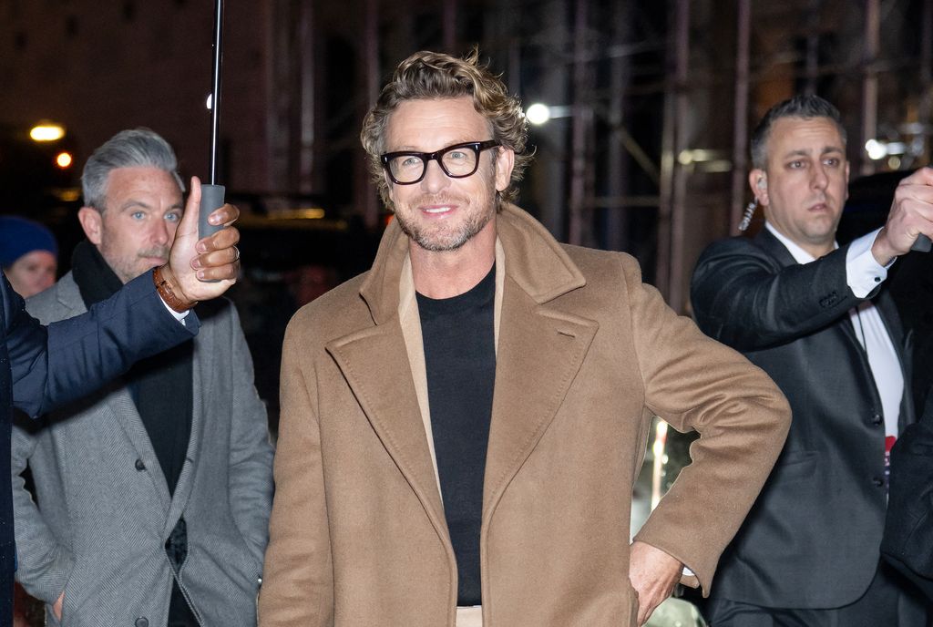 Simon Baker, en la presentación de 'Scarpetta' en Nueva York