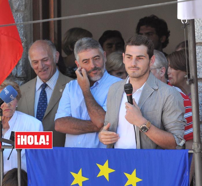 Iker Casillas y su padre José Luis Casillas