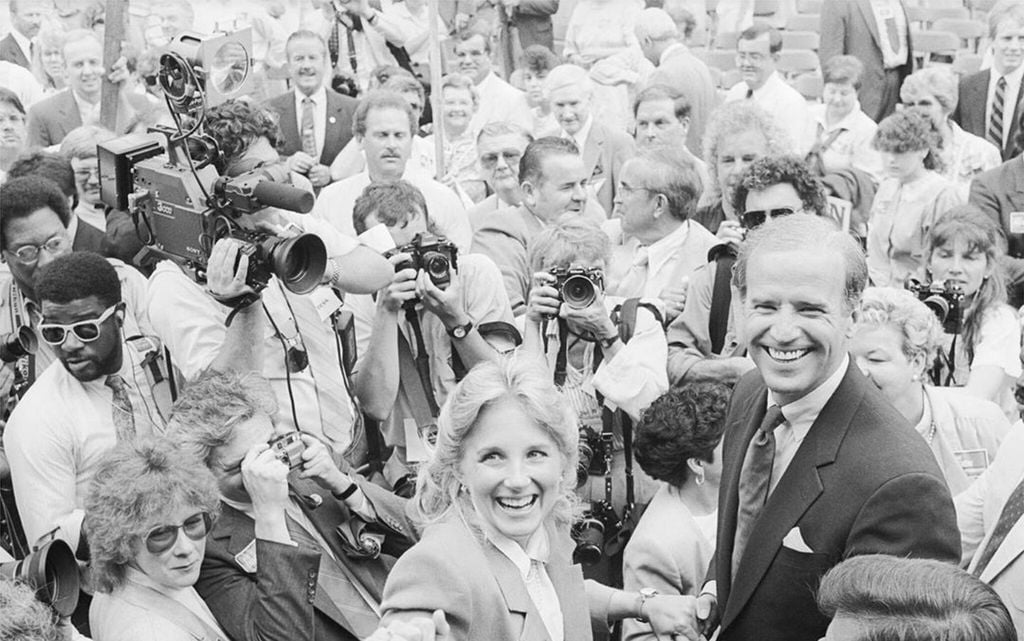 joe biden y su esposa