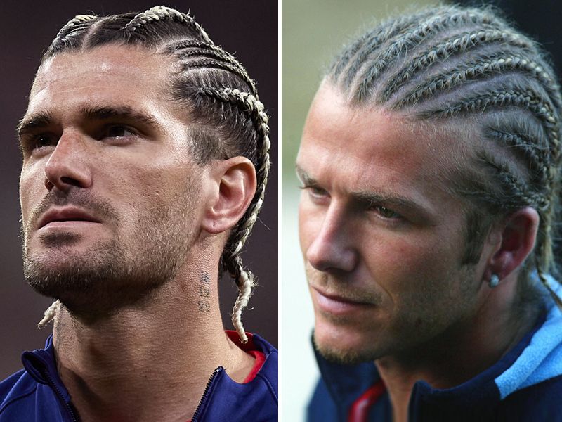 Rodrigo de Paul y David Beckham