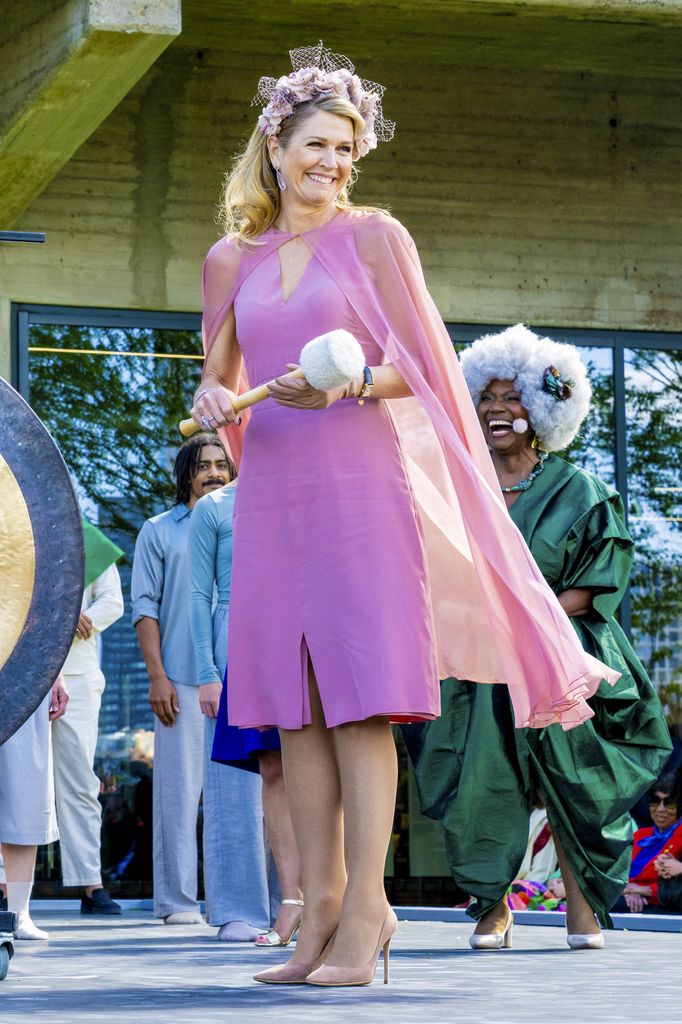 La reina Máxima de Holanda en la inauguración del Museo Fénix