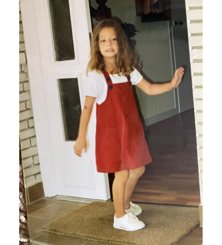 Belén Écija, de niña