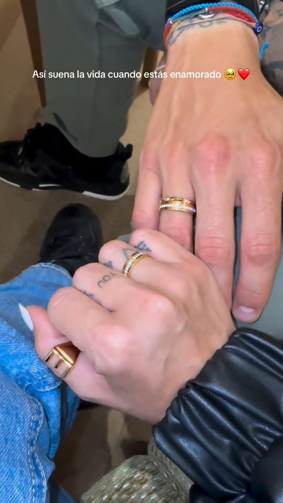 'La China' Suárez y Mauro ICardi presumieron un par de anillos, al parecer, de compromiso 