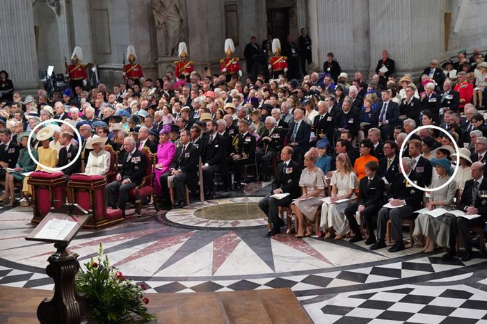 Duques de Cambridge y duques de Sussex