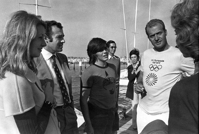 Rey Juan Carlos con Carmen Martínez-Bordiú y el duque de Cádiz