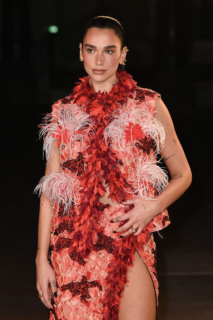 Dua Lipa en el desfile de Chanel