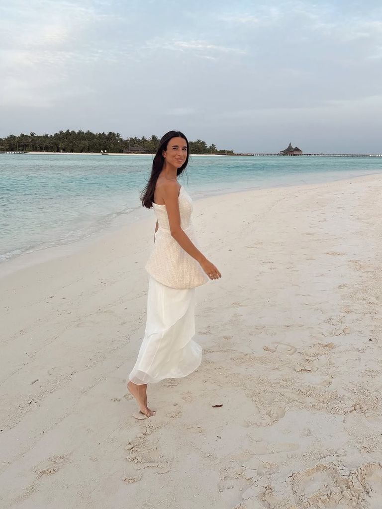 Laura Corsini con look de novia de Bimani