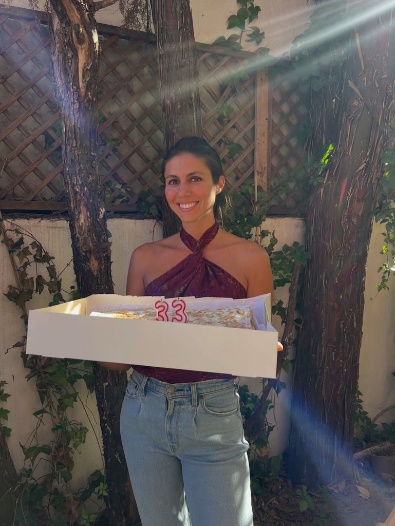 Ana Cristina, feliz en su cumpleaños