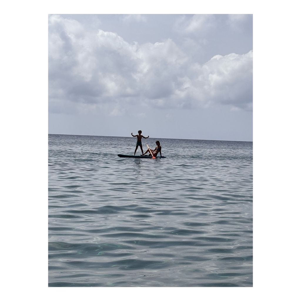 Un poquito de paddle surf en familia