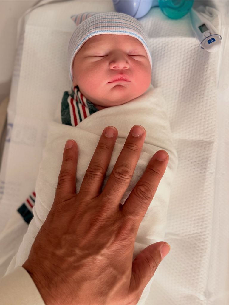 Alexander es el primer hijo en común de Michelle Galván y Andres Asion