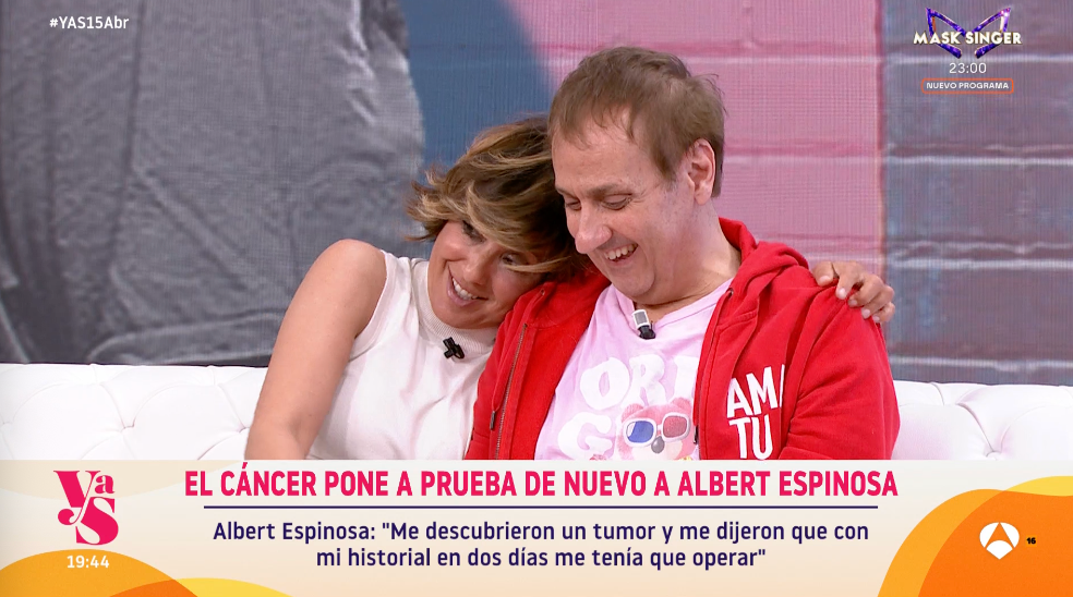 Albert y Sonsoles compartiendo un precioso momento