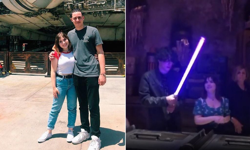 cristian mu iz and girlfriend at disneyland