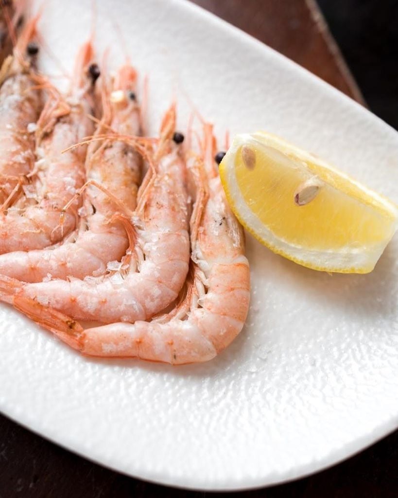 Las gambas blancas de Huelva a la plancha son una de las especialidades de la cocina andaluza.