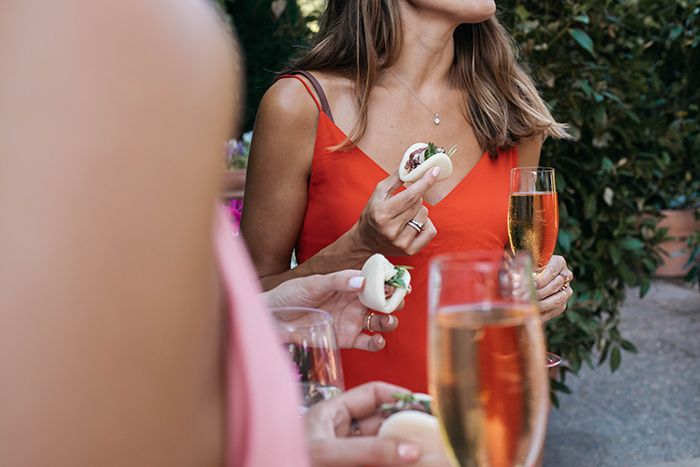 Aperitivo de boda en Mas de Sant Llei