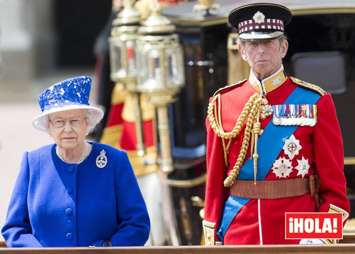 Isabel II y duque de Kent
