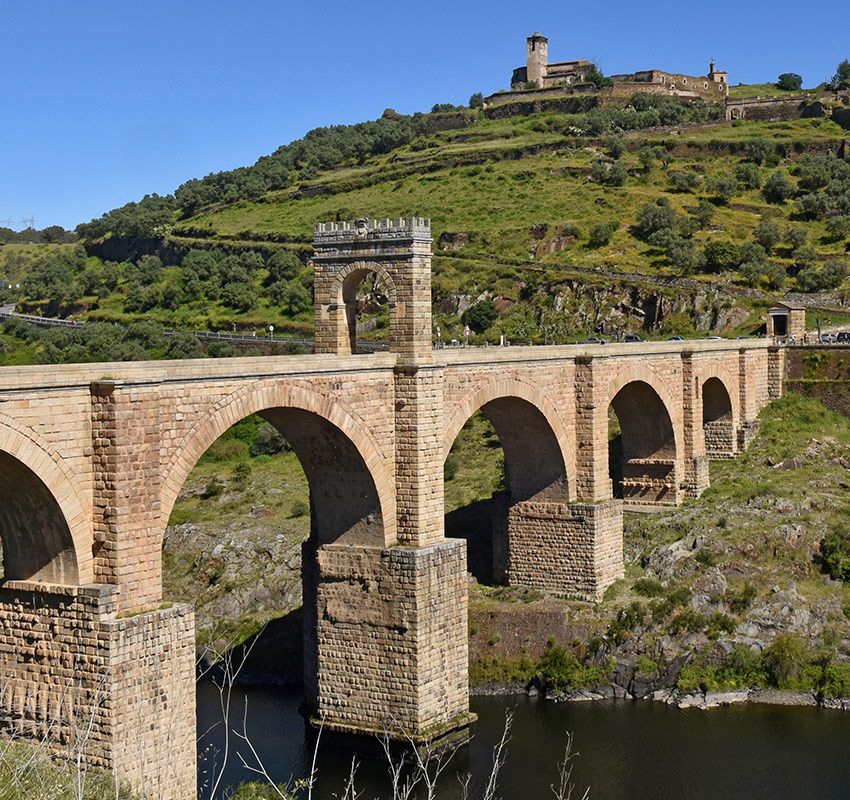 Puente romano de Alcántara, Cáceres, Extremadura