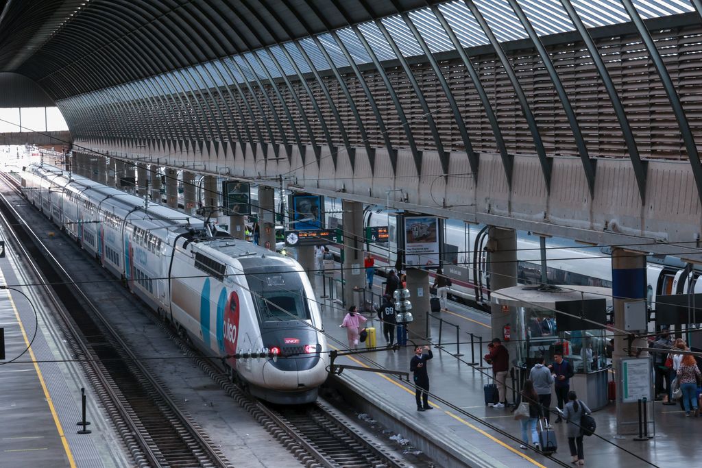 Estación de tren de Santa Justa en Sevilla