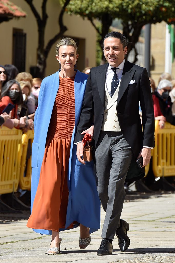 Marta Ortega y Carlos Torreta en la boda de Isabel Junot y Álvaro Falcó en 2022