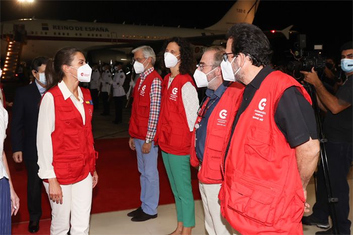 La reina Letizia llega a Paraguay 