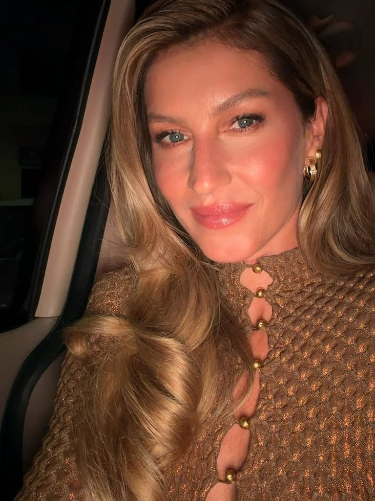 Gisele Bündchen durante su reciente viaje a Brasil