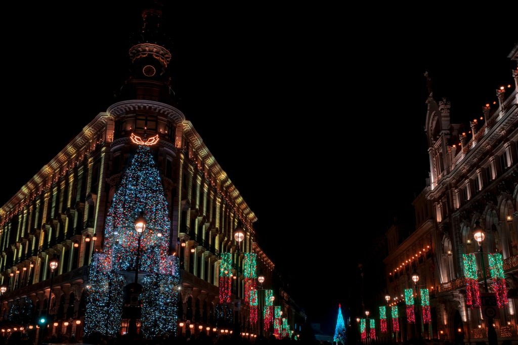 Iluminación navideña del hotel Four Seasons