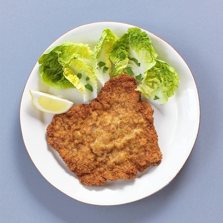 Milanesa con lechuga