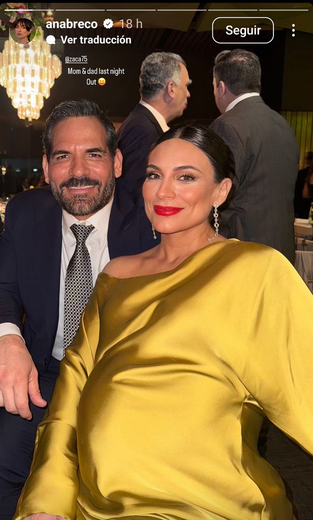 Ana Brenda Contreras y su esposo, Zacarías Melhem, pasadron una velada muy especial