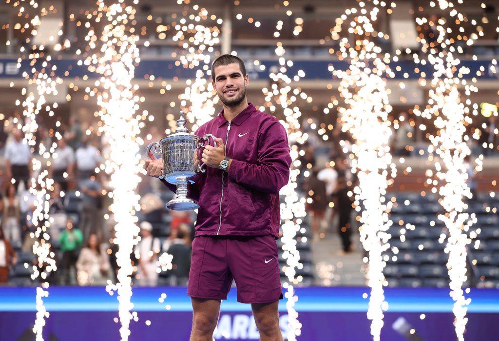Carlos Alcaraz acaba de coronarse campeón en el US Open.