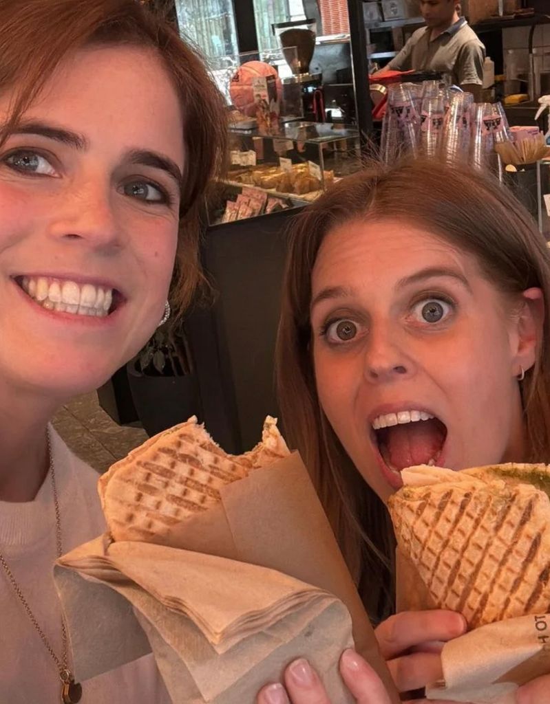Las princesas Beatriz y Eugenia de York en 'Joe & the Juice'