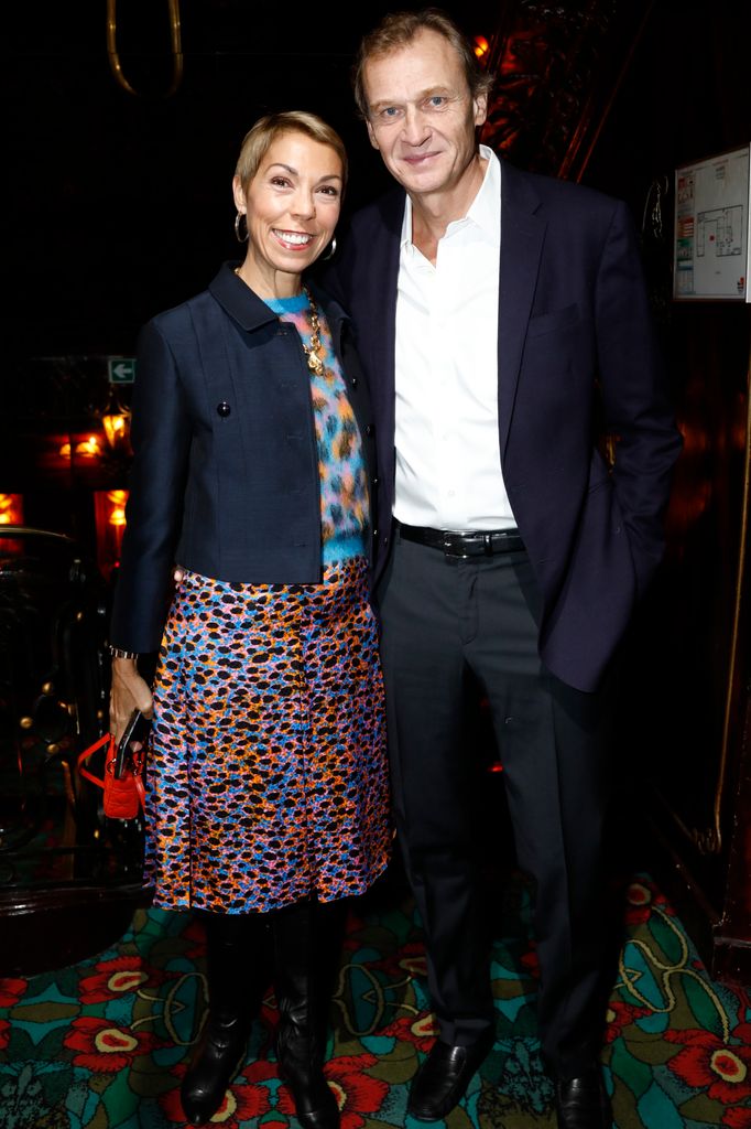 Mathilde Favier y Nicolas Altmayer en una cena en París en 2021