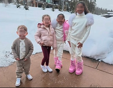 Vanessa Bryant lleva a sus hijas a un viaje de esquí con amigos y familiares como Pau Gasol