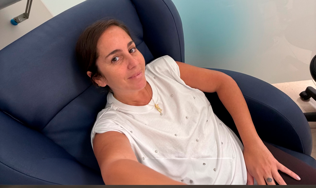 Anabel compartió esta foto desde el hospital que hizo saltar todas las alarmas