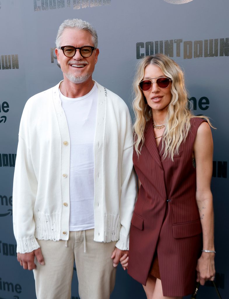 Eric y Janell, muy felices y sonrientes en su debut como pareja el 18 de junio de 2025