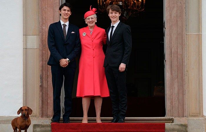 Nicolás, Félix y Margarita de Dinamarca